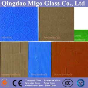 Tonet mønstret glas med CE SGS