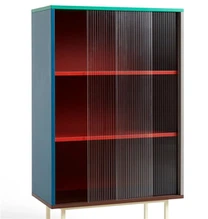 Reeded glas skabslåge