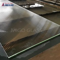 Brusebad riflet glas