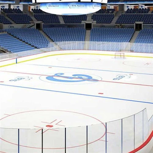 Tempereret hockey sikkerhedsglas