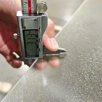 3,2 mm hærdet ultraklart solglas med en12150